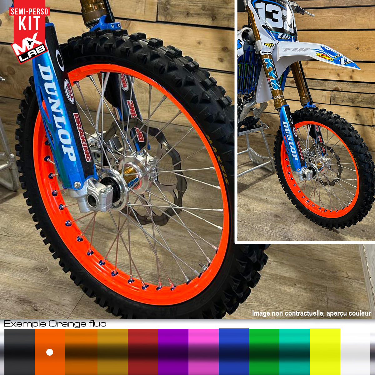 Morad Stark Varg 19 inch full rear rim graphic kit