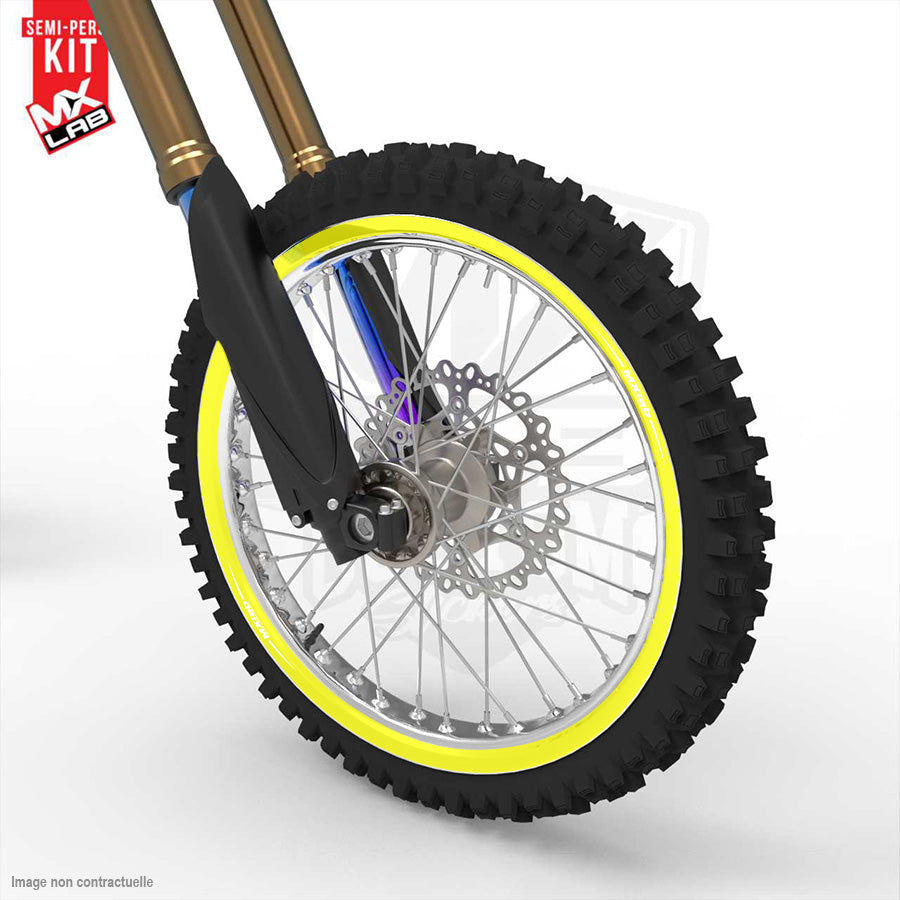 Universal 21 inch full front rim graphic kit