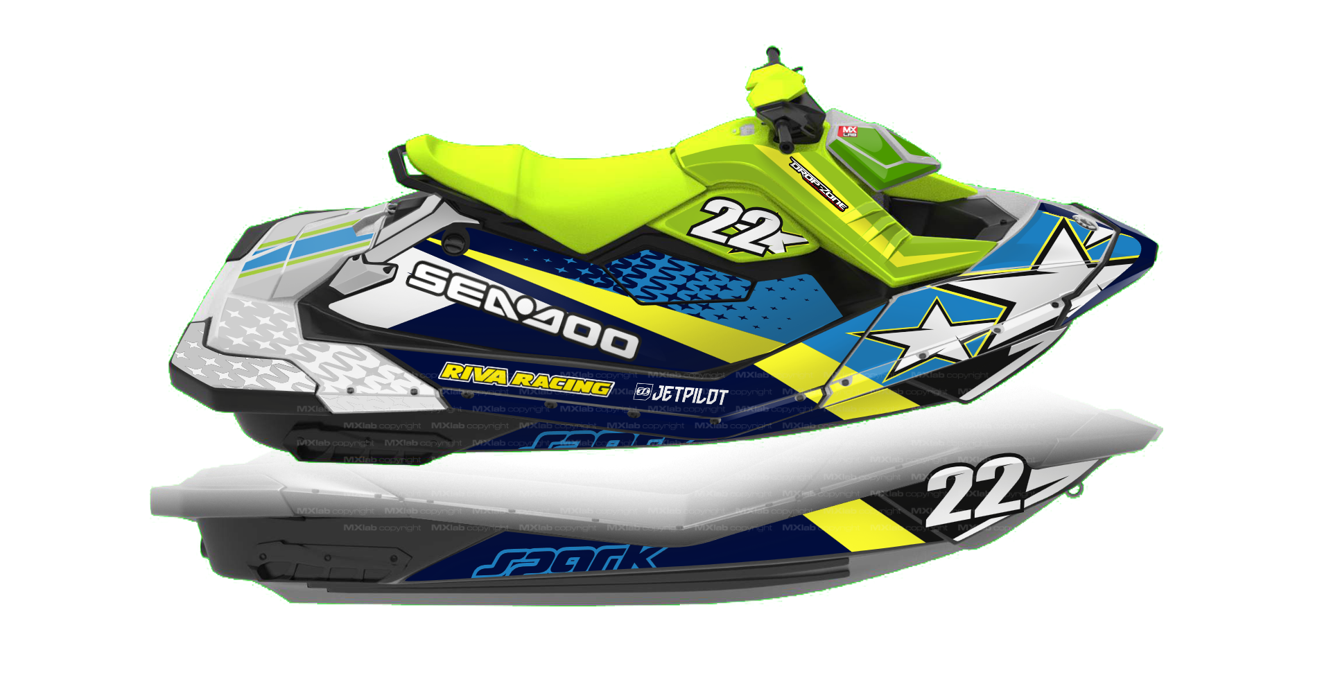 Graphic kit Seadoo Spark 2014-2023