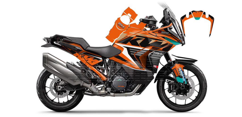 Kit déco KTM 1290 Super Adventure LAB1 - Trail personnalisable