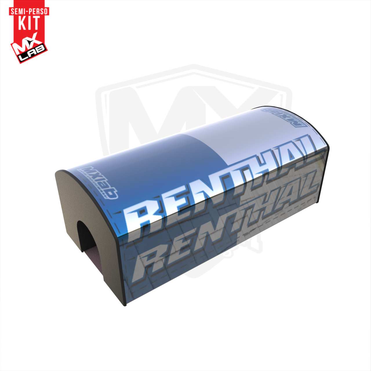 Renthal Light blue Handlebar Foam graphic kit