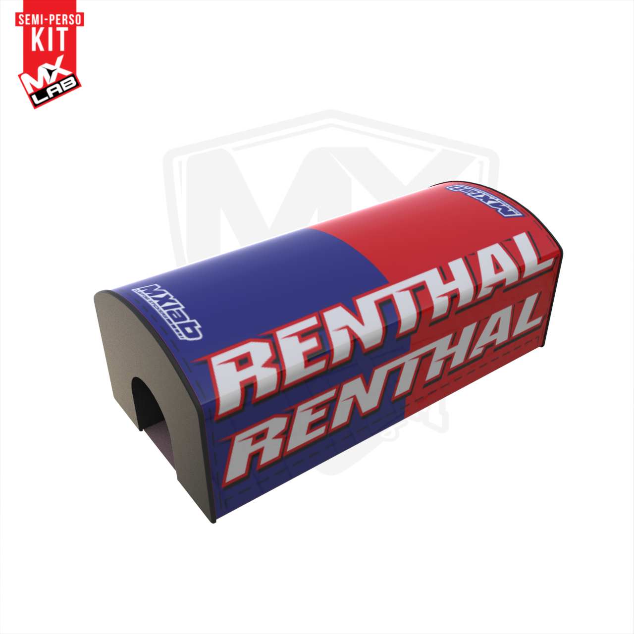 Renthal Blue/Red Handlebar Foam graphic kit