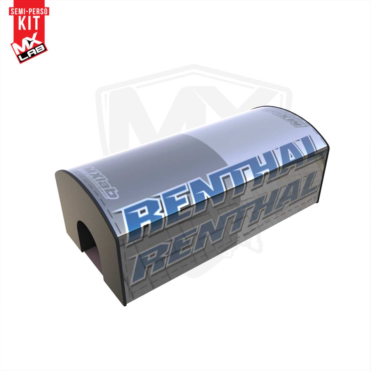 Renthal Blue/grey Handlebar Foam graphic kit
