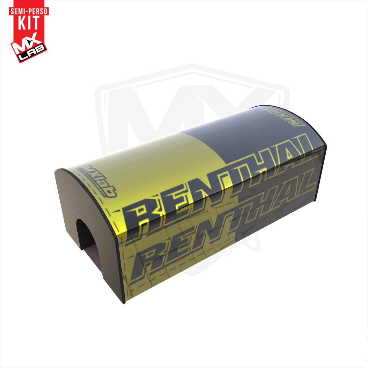 Renthal Yellow/black Handlebar Foam graphic kit