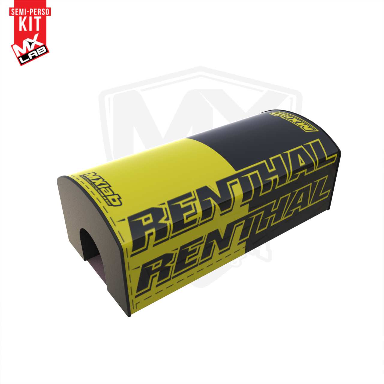 Renthal Yellow/black Handlebar Foam graphic kit