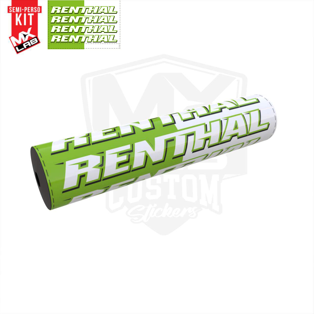 Renthal Green Handlebar Foam graphic kit