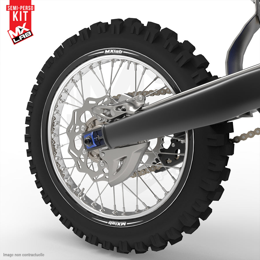 Universal 19 inch full rear rim graphic kit