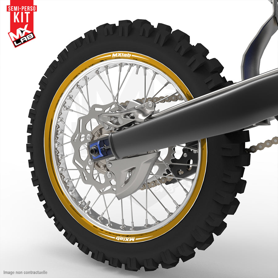 Universal 19 inch full rear rim graphic kit
