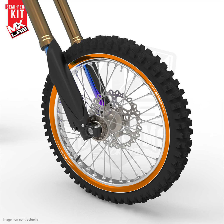 Universal 21 inch full front rim graphic kit