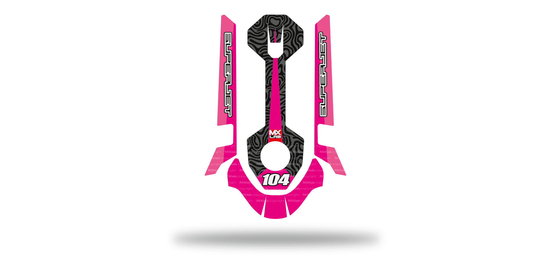 Kit déco Pad superjet TR1 LAB1 Pink