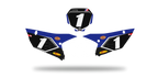 Fonds de plaque Yamaha YZF LAB1 - Motocross & Enduro personnalisable