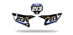 Fonds de plaque Yamaha YZF LAB2 - Motocross & Enduro personnalisable