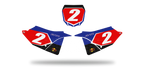 Fonds de plaque Yamaha YZ LAB2 - Motocross & Enduro personnalisable