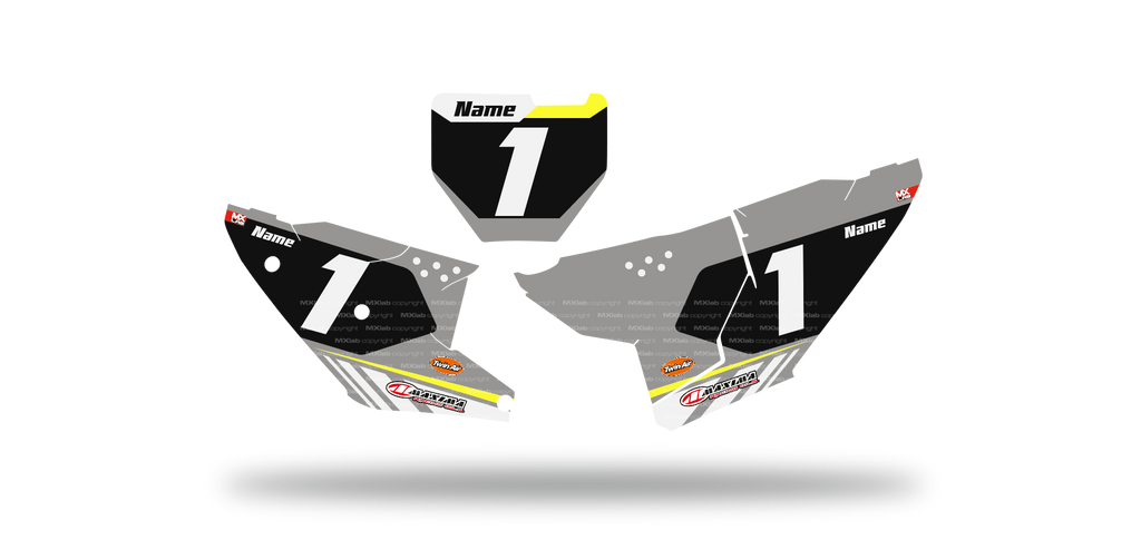 Fonds de plaque Husqvarna LAB1 - Motocross & Enduro personnalisable