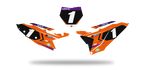 Fonds de plaque KTM LAB1 - Motocross & Enduro personnalisable
