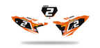 Fonds de plaque KTM LAB2 - Motocross & Enduro personnalisable