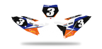 Fonds de plaque KTM LAB3 - Motocross & Enduro personnalisable