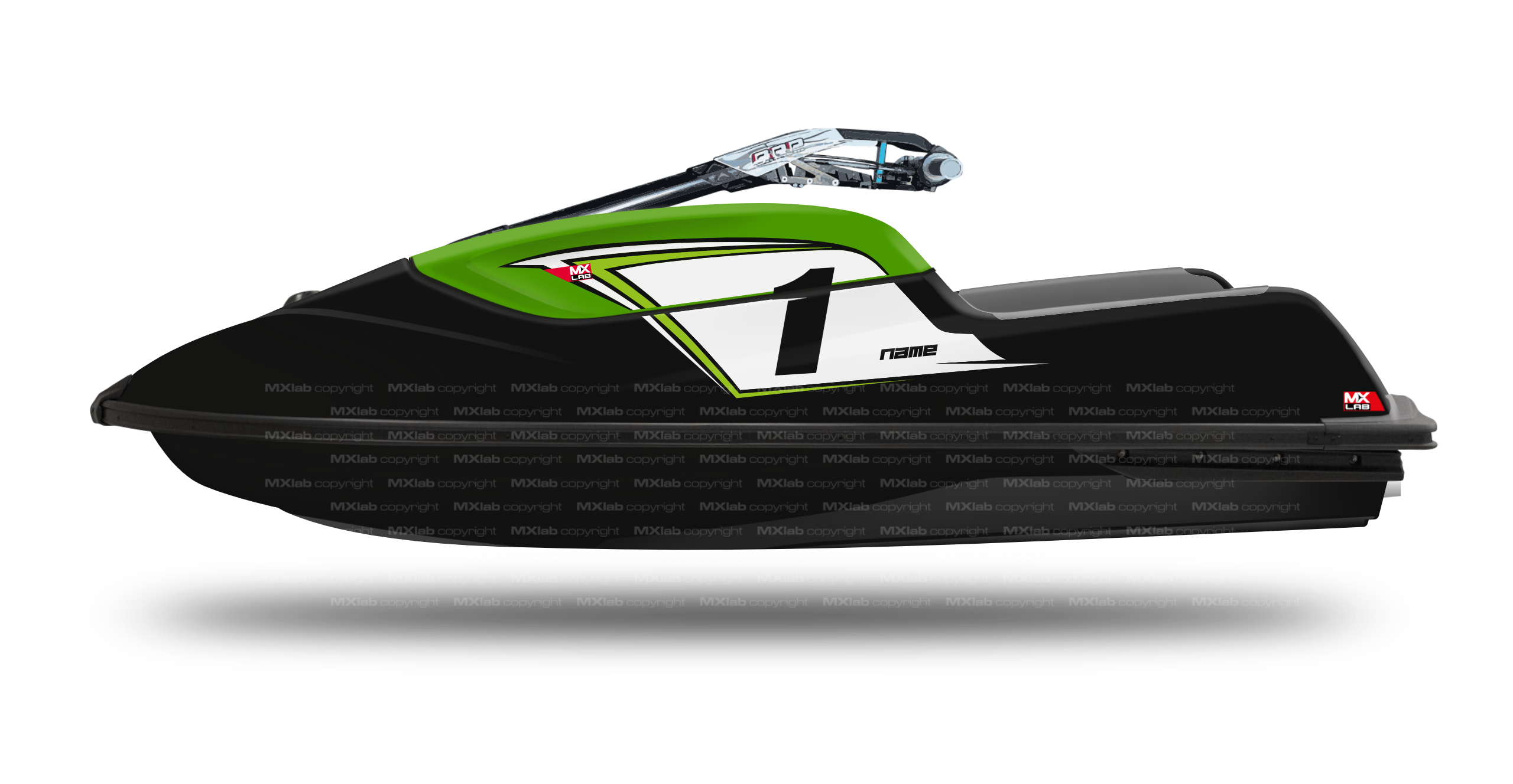 Kawasaki SXR1500 LAB1 background graphic kit