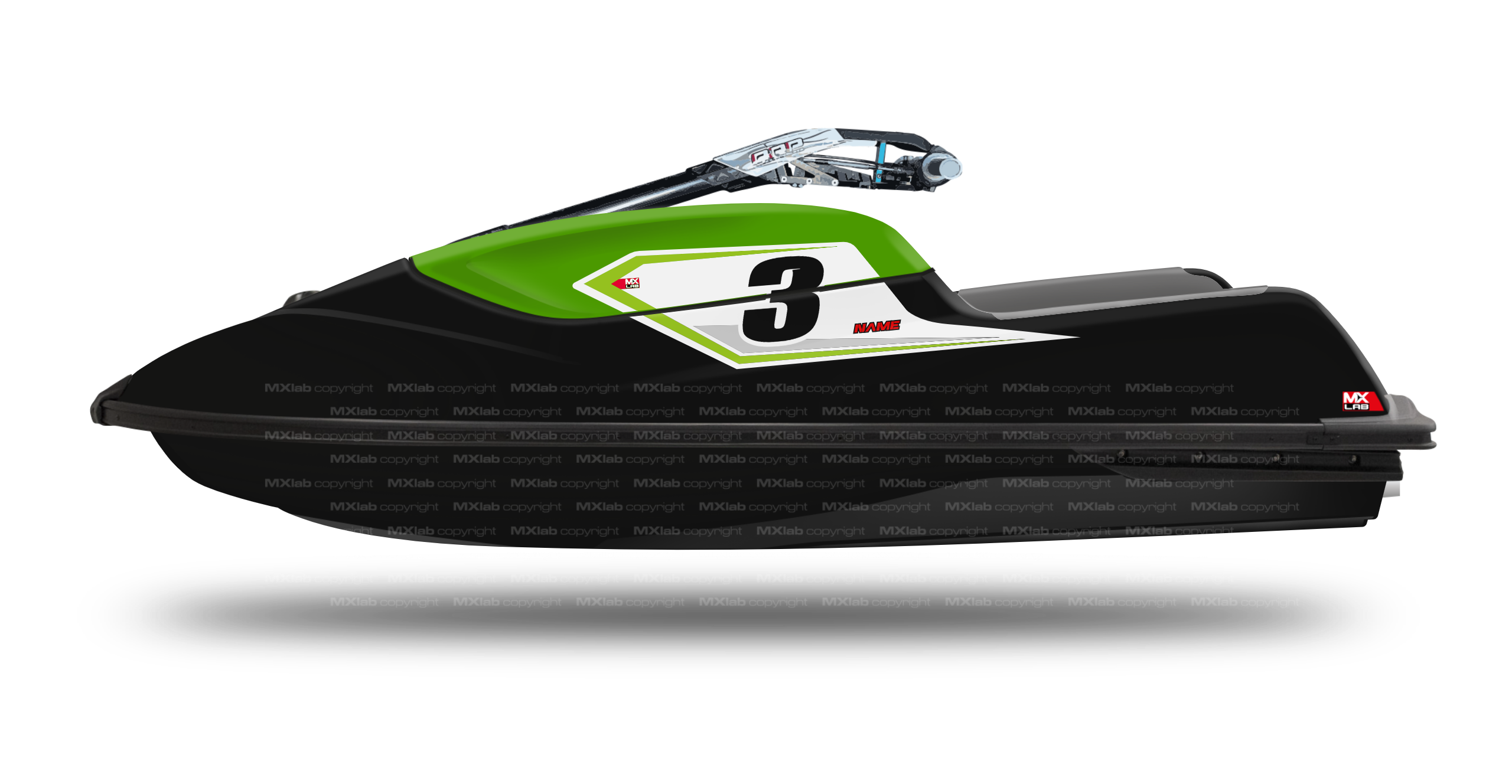 Kawasaki SXR1500 LAB3 background graphic kit