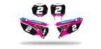 Fonds de plaque TM LAB2 PINK - Motocross & Enduro personnalisable