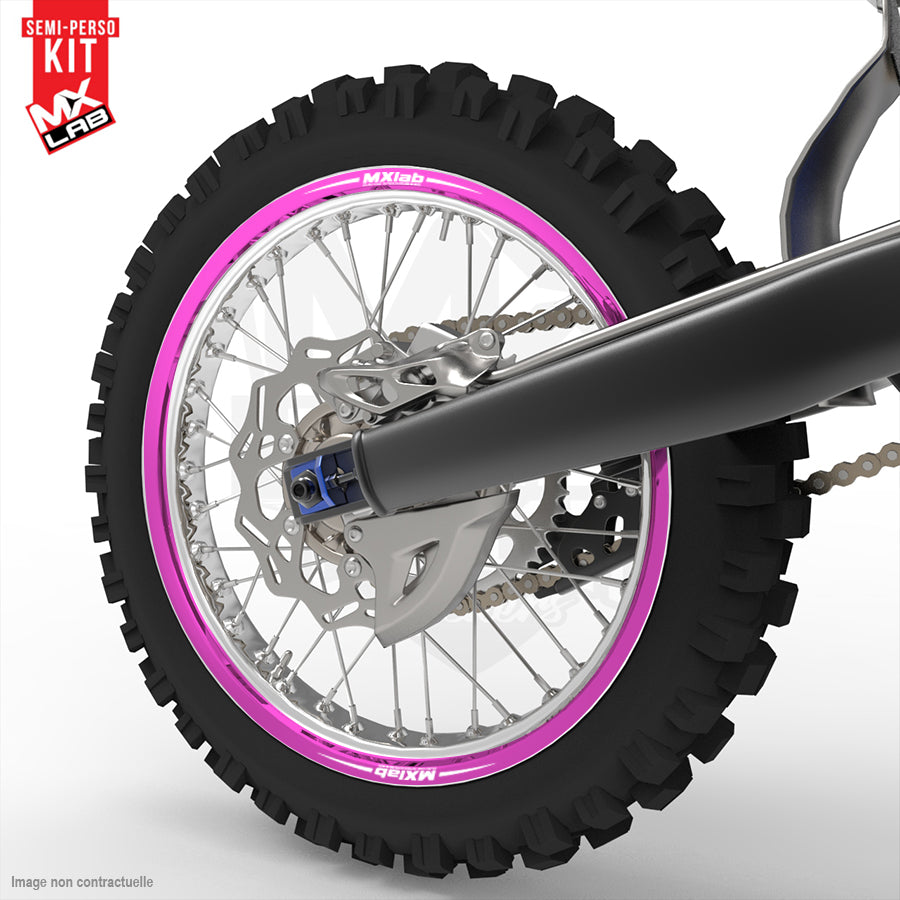 Universal 19 inch full rear rim graphic kit