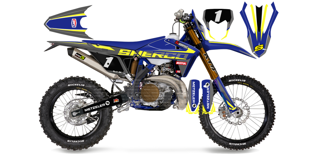 Kit déco Sherco LAB1 - Enduro personnalisable