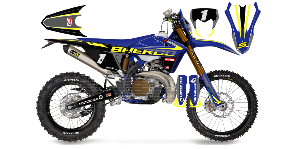Kit déco Enduron Sherco - LAB1 BLACK