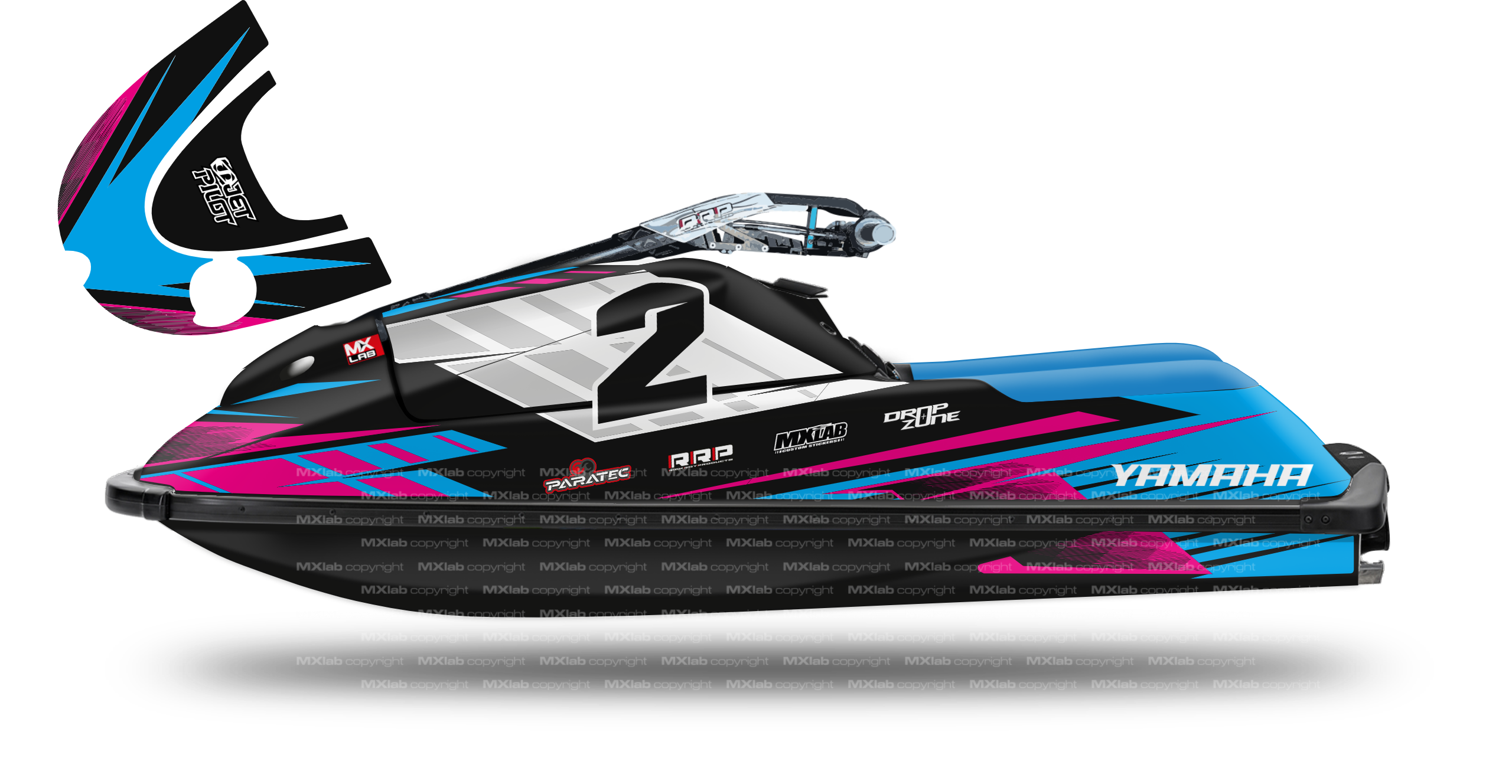 Yamaha Superjet 700 LAB2 graphic kit