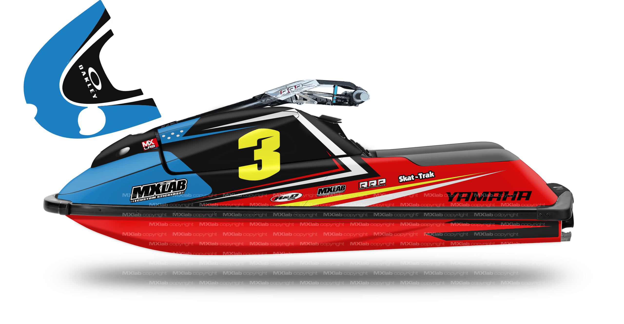 Yamaha Superjet 700 LAB3 graphic kit