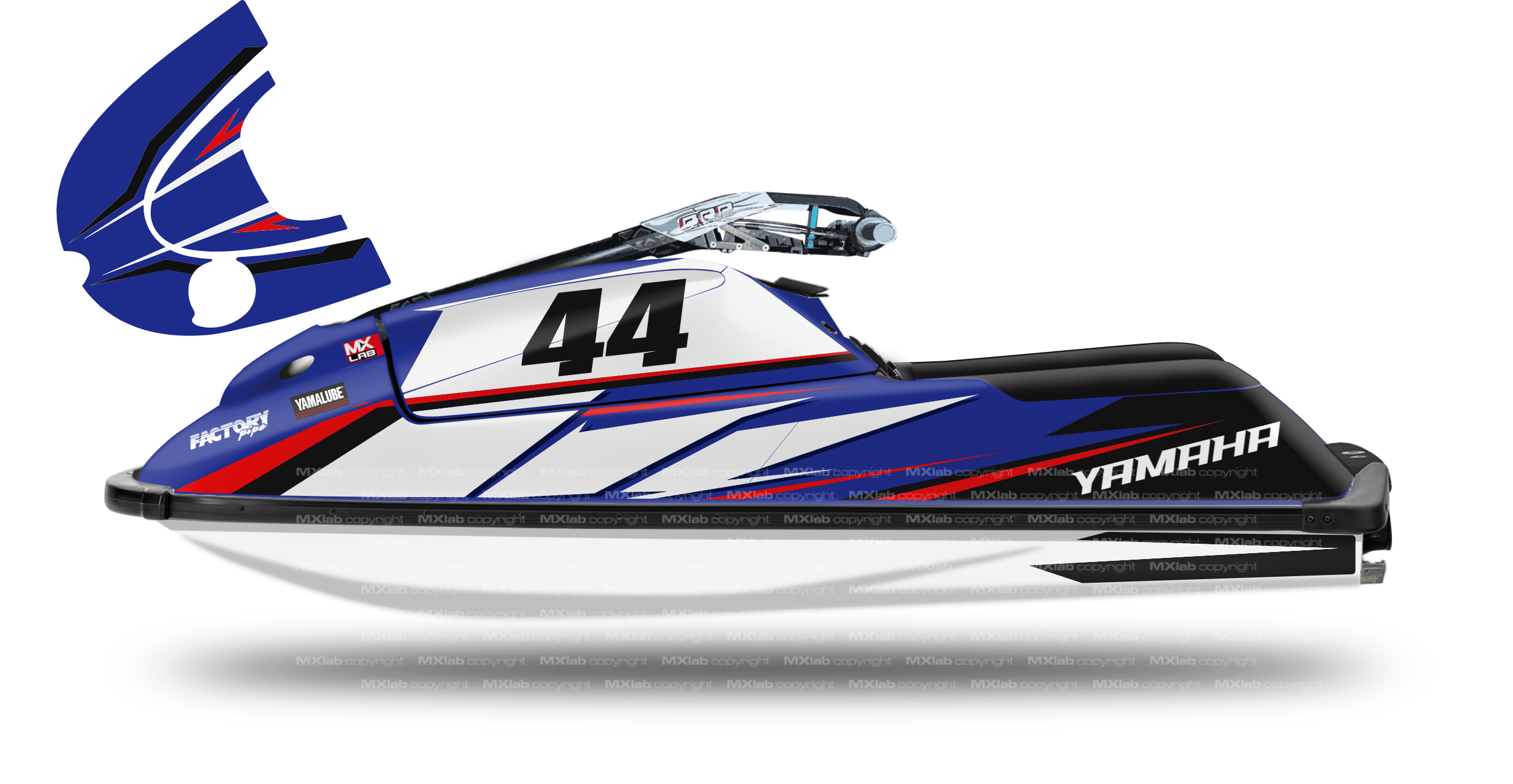Yamaha Superjet 700 LAB4 graphic kit