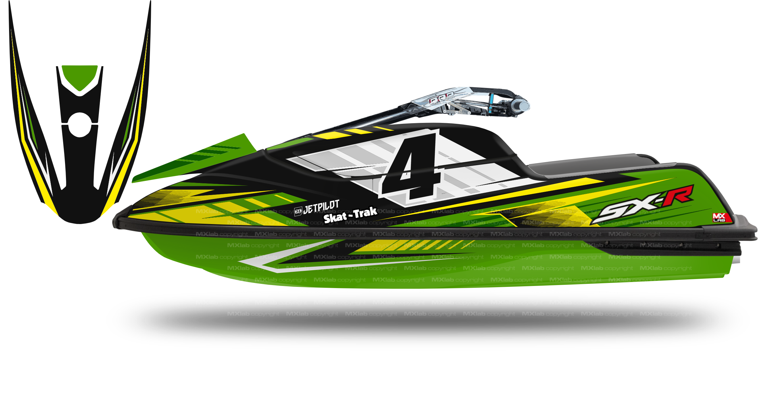Kawasaki SXR1500 LAB4 Graphic Kit - 