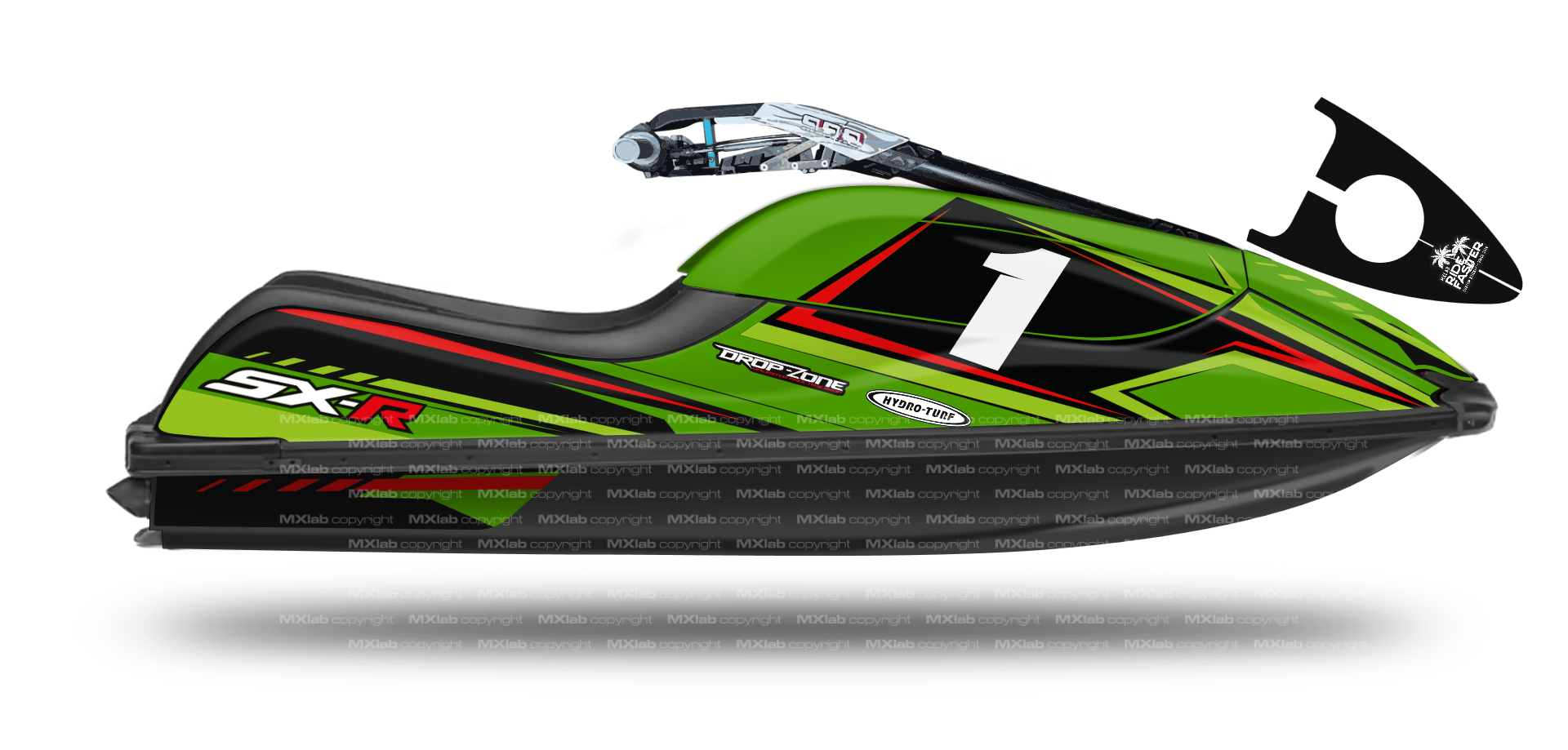 Kawasaki SXR 800 LAB1 Graphic Kit - 