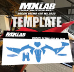 Gabarit / Template Ducati Desmo 450 MX 2025