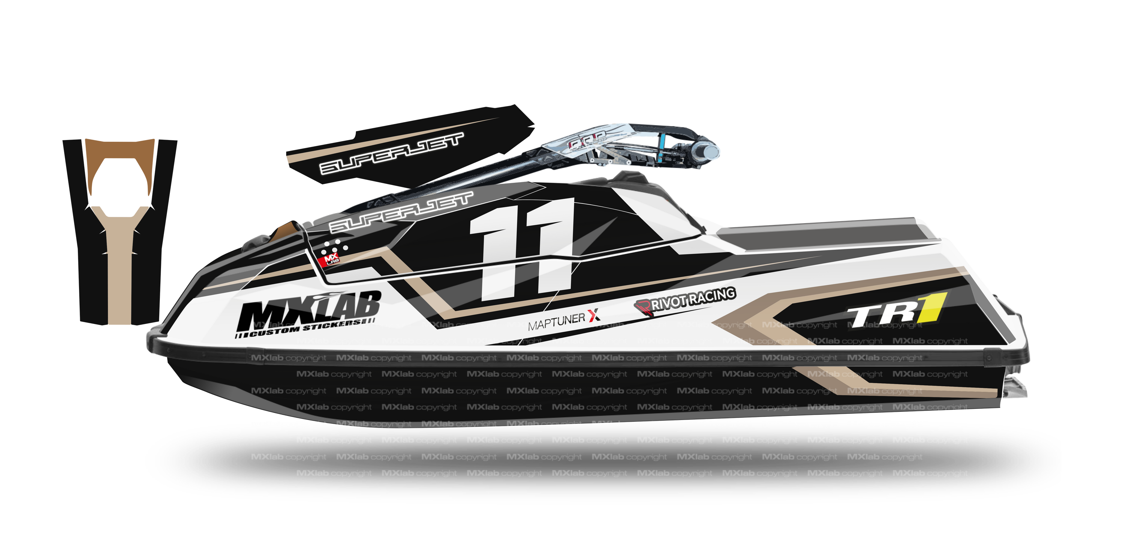 Yamaha Superjet TR1 LAB11 graphic kit