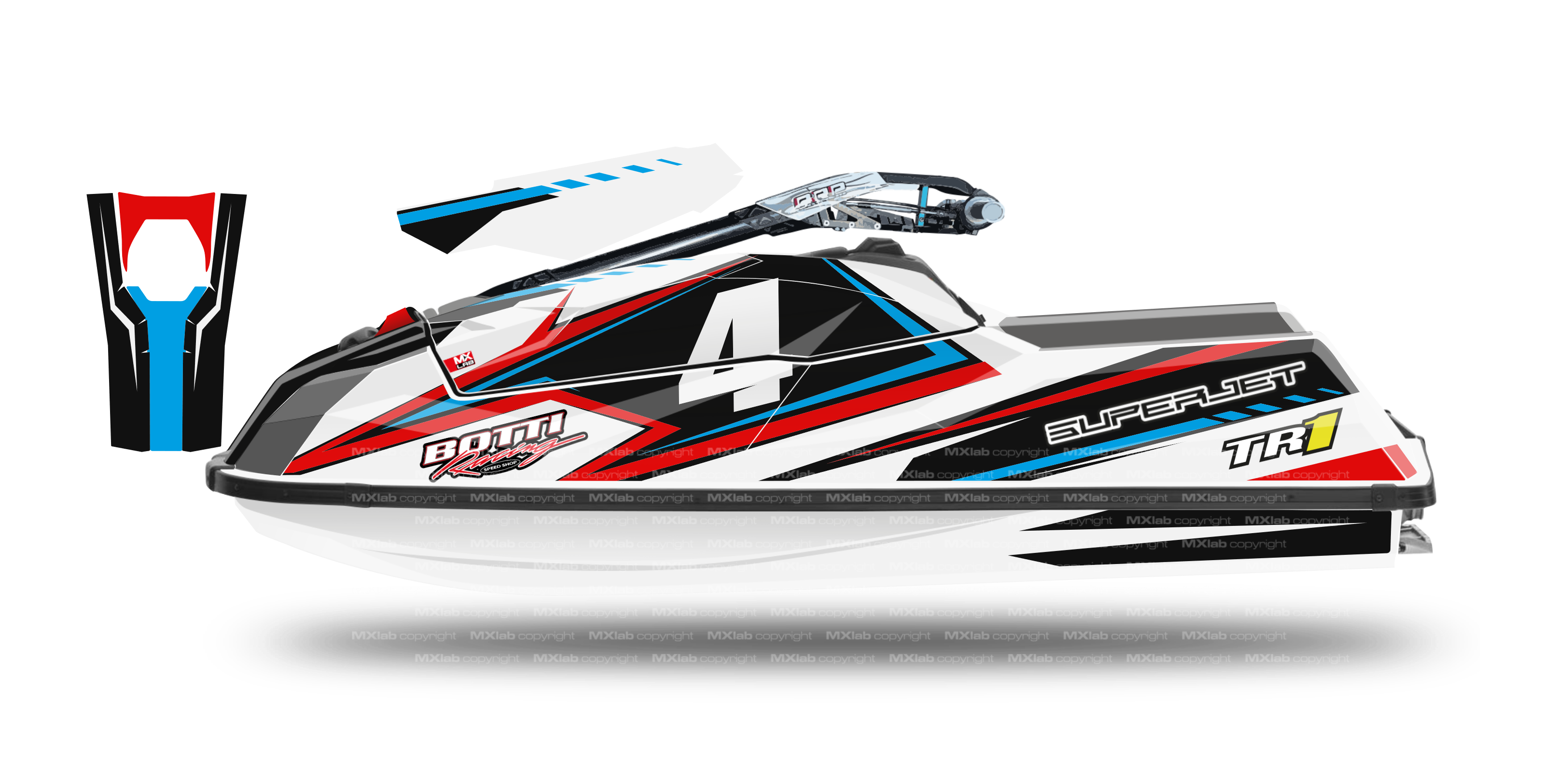 Yamaha Superjet TR1 LAB4 graphic kit