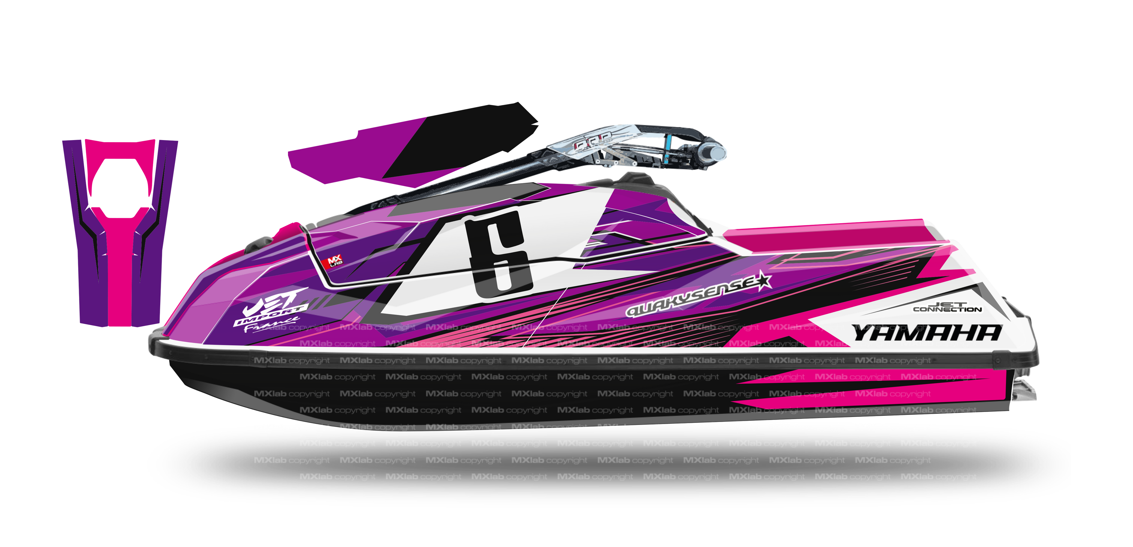 Yamaha Superjet TR1 LAB6 graphic kit