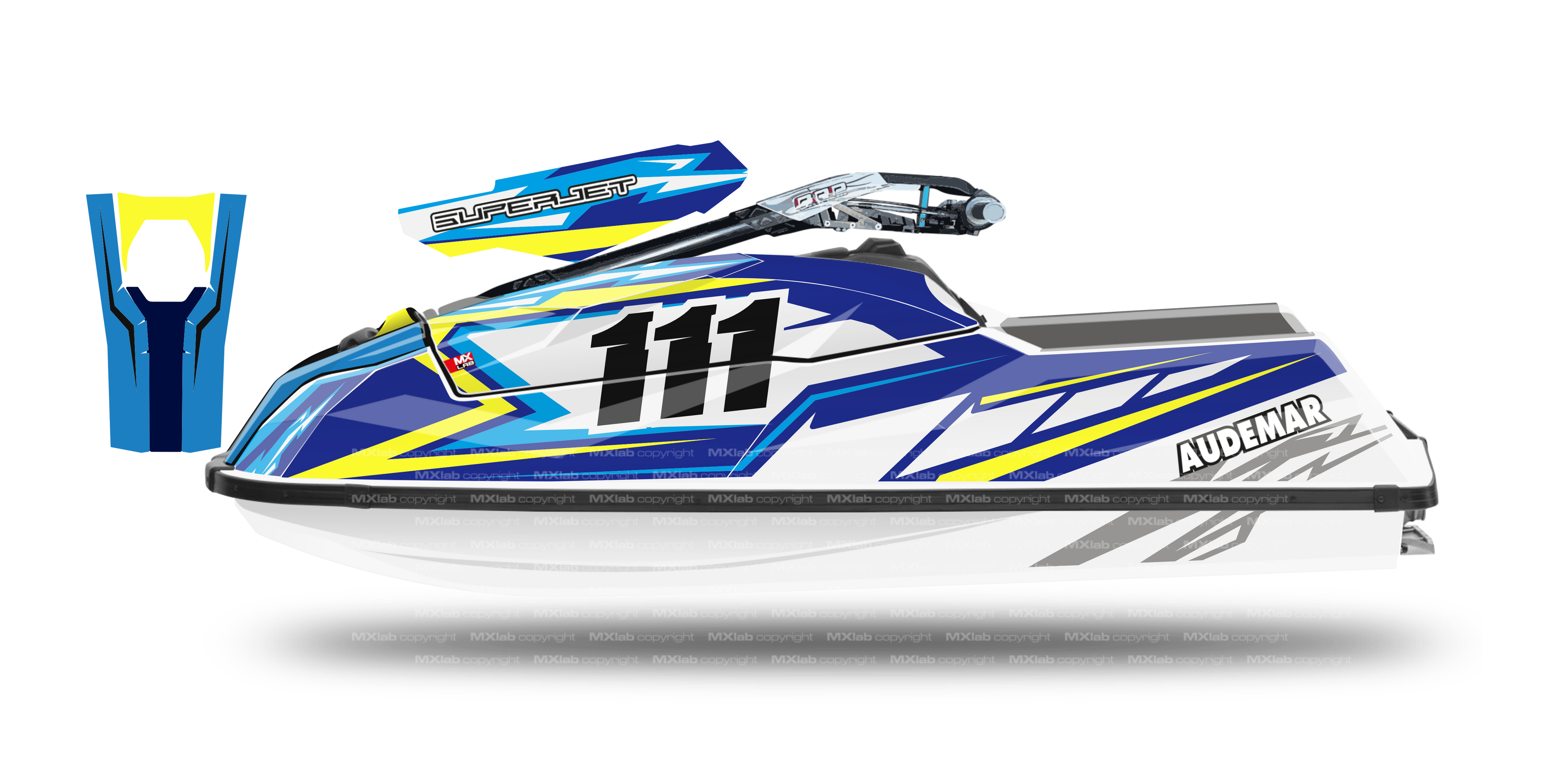Yamaha Superjet TR1 LAB7 graphic kit