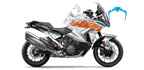 Kit déco KTM 1290 Super Adventure LAB1 WHITE - Trail personnalisable
