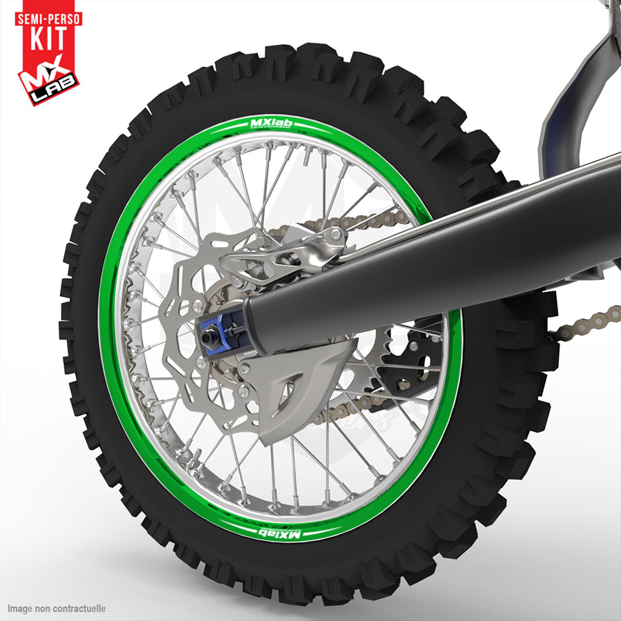 Universal 19 inch full rear rim graphic kit