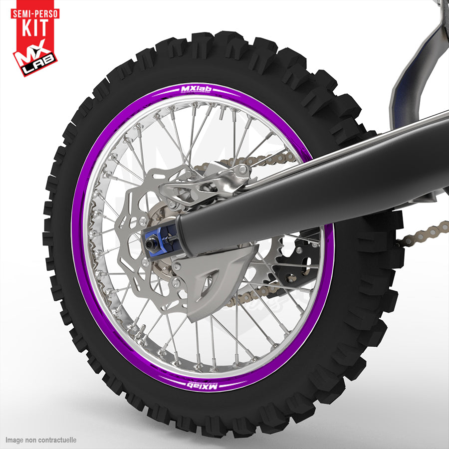 Universal 19 inch full rear rim graphic kit