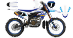 Kit déco Yamaha YZF LAB1 WHITE - Motocross & Enduro personnalisable